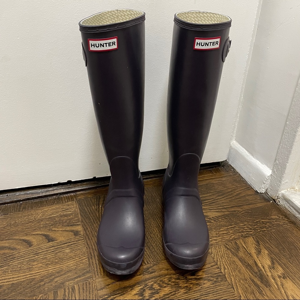 Hunter Rain Boots Women’s Original Tall Eggplant
